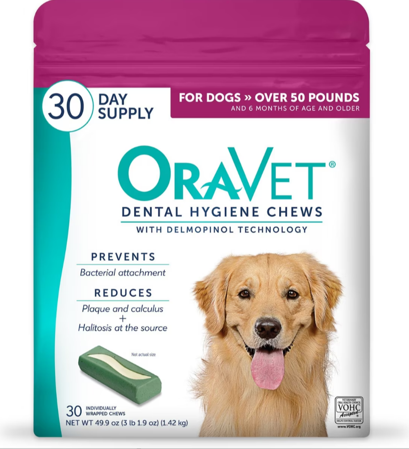 OraVet Hygiene Dental chews for Large dogs