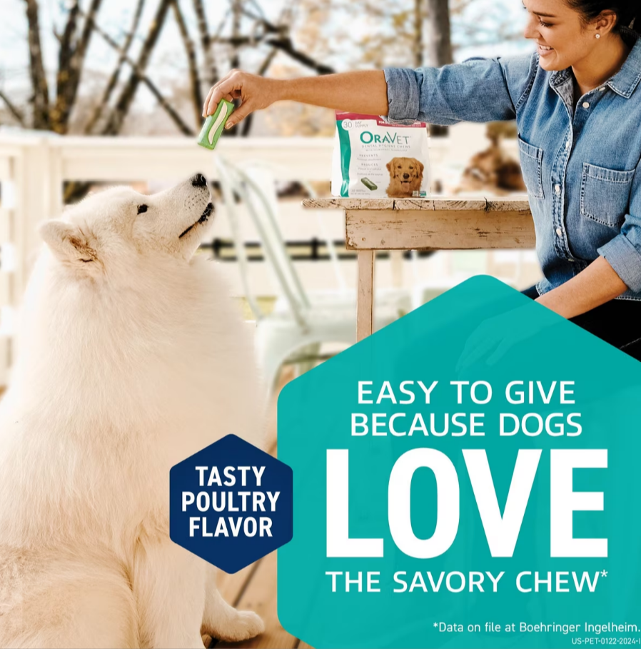 OraVet Hygiene Dental chews for Large dogs