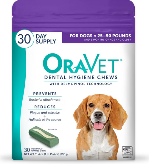 OraVet Hygiene Dental chews for Medium dogs