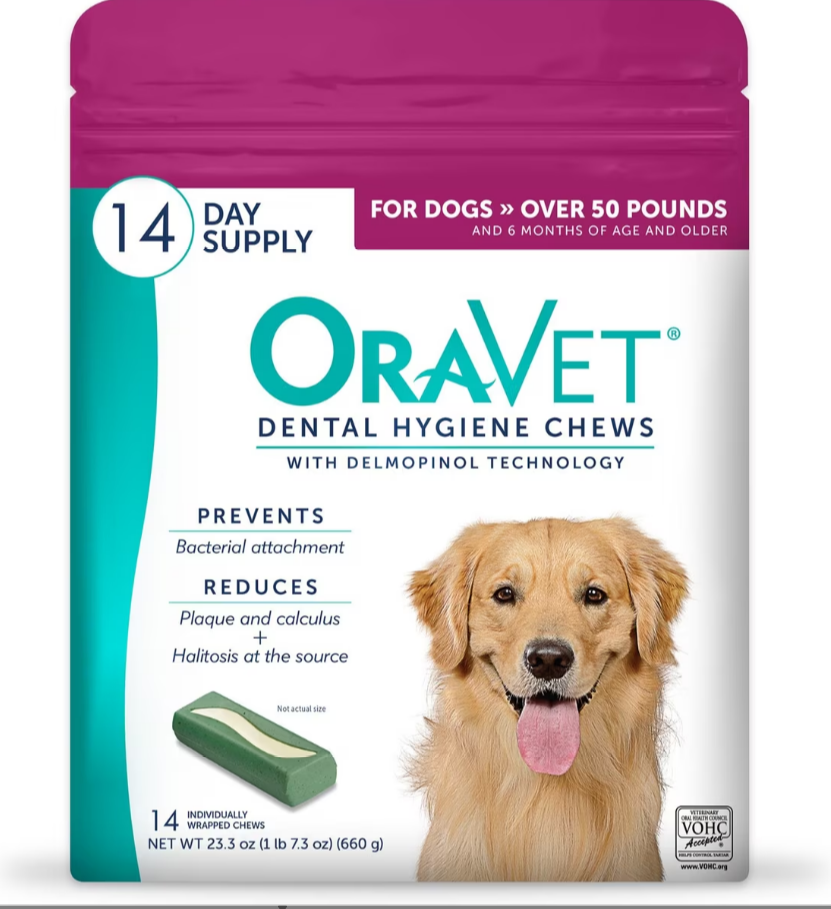 OraVet Hygiene Dental chews for Large dogs